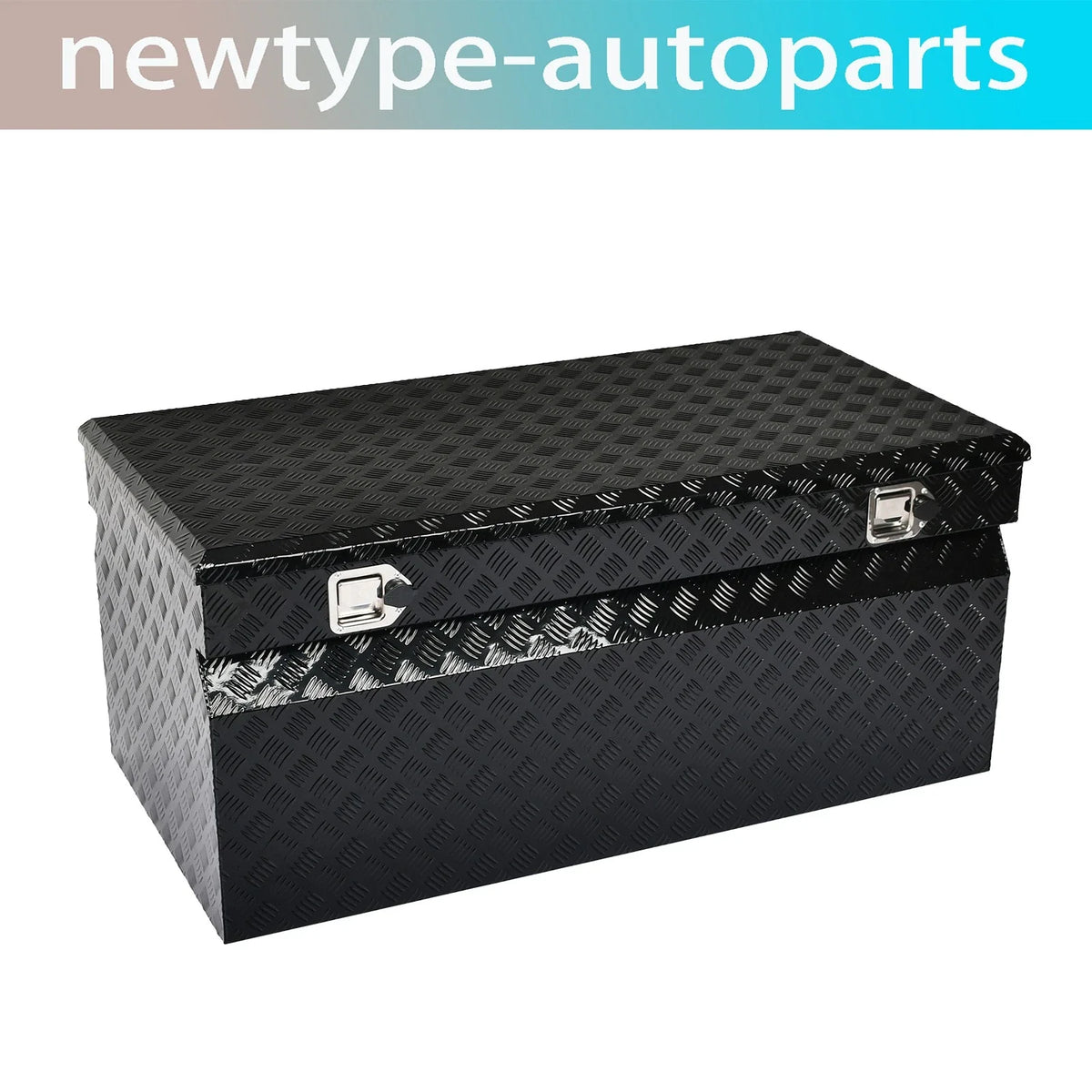 48" Black Aluminum Tool Box for Pickup Truck (Universal Fit)