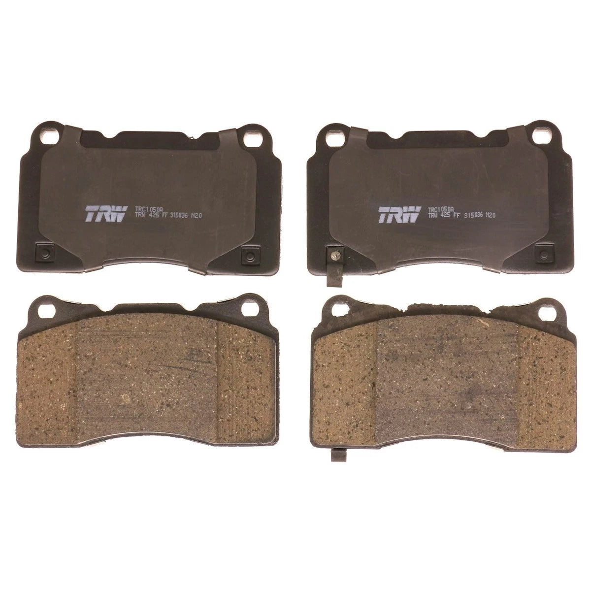 2X Brake Pad Set for Hyundai Genesis Coupe (2010–2016) TRC1050A