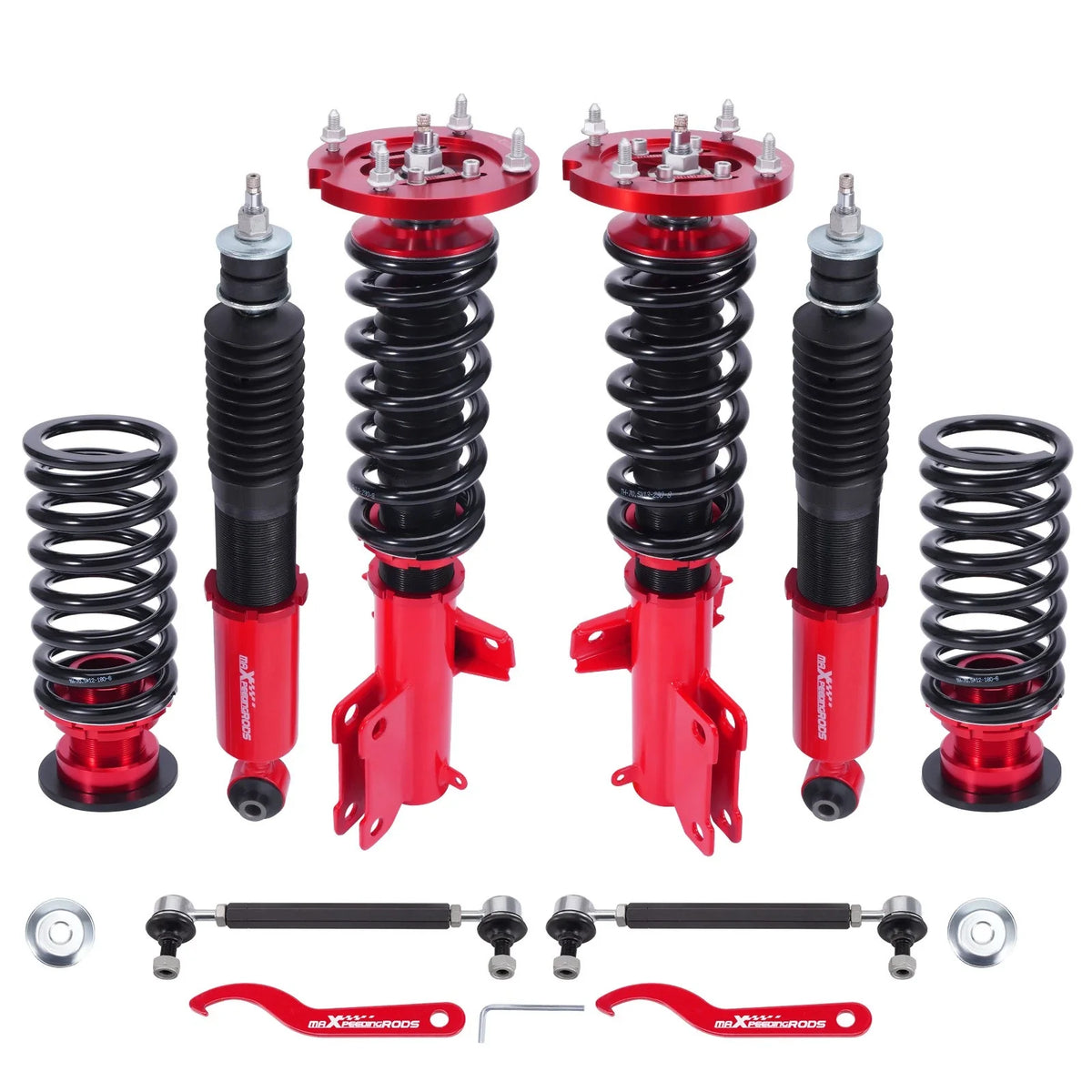 Coilovers Kit 24 Way Damping Adjustable for Ford Mustang GT S-197 (2005–2014)