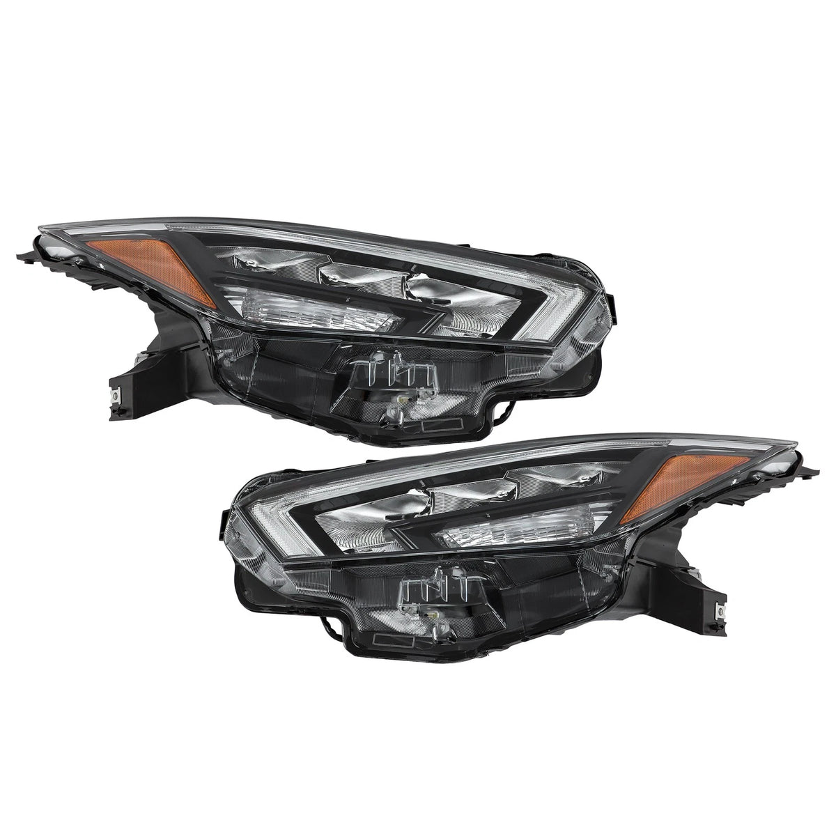 2X LED Clear Lens Headlight Replacement for Nissan Versa (2020–2021) AUD126640D