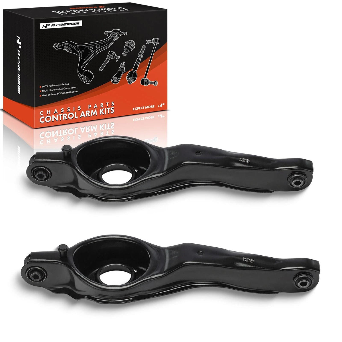 2X Rear Lower Control Arm for Mazda 3 (2004–2015) B37F28300A, B37F28300B, B39D28200, B39D28200A, B39D28300A, CMS76155