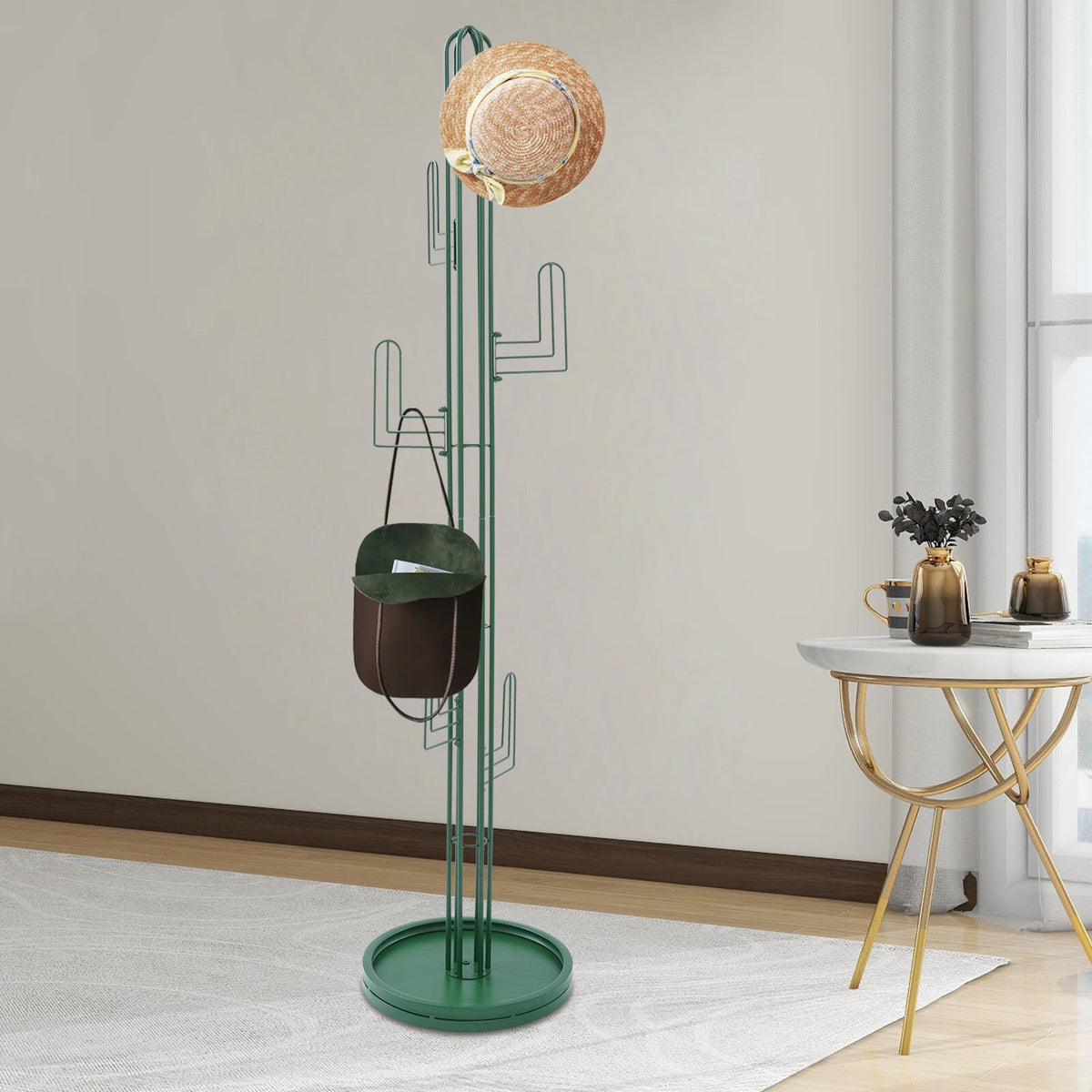 Cactus Shape Clothing Rack Stand Freestanding 40175cm