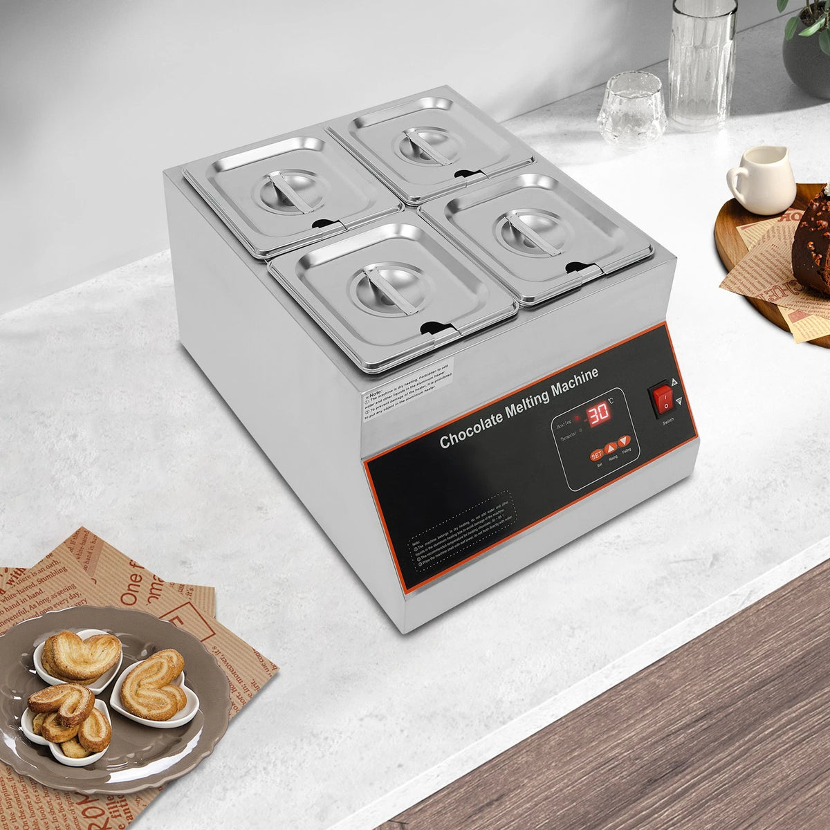 Electric Digital Chocolate Melting Pot for Tempering (12kg)