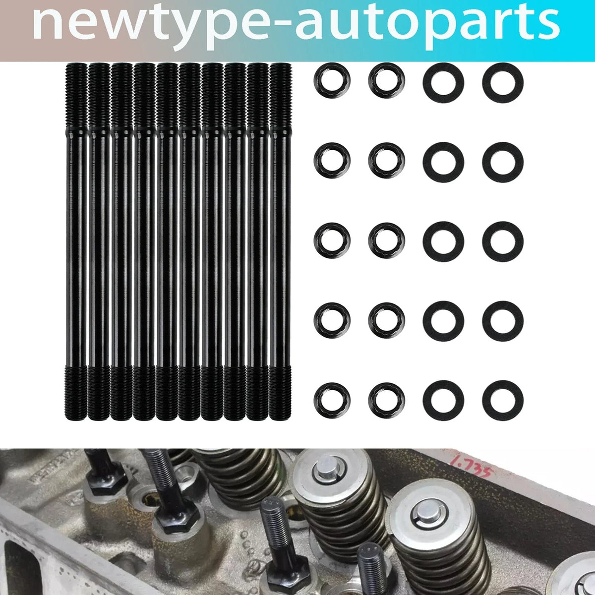 Cylinder Head Stud Kit for Honda Civic Acura RSX K Series K20 K24 (2001–2006) 208-4701