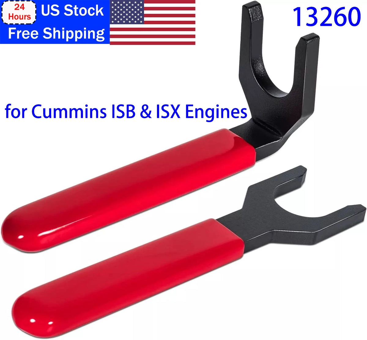 2Pcs Fuel Line Disconnect Tool Set for Cummins ISB ISX