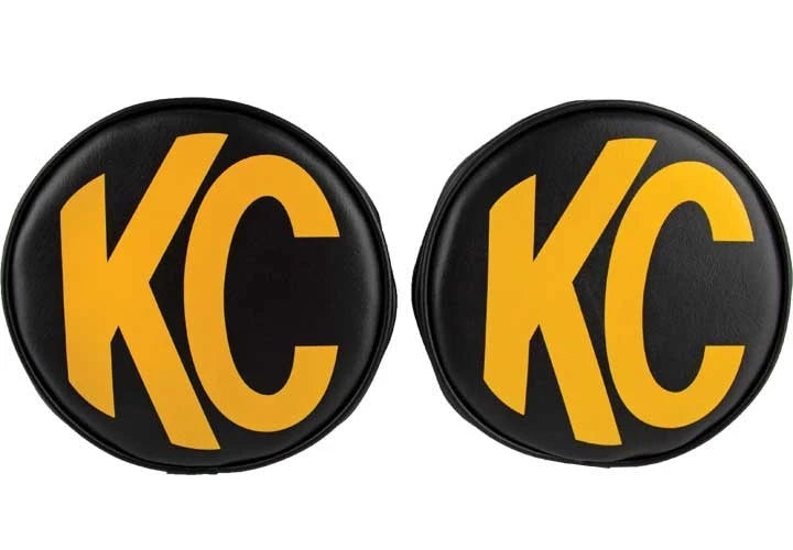 2X KC HiLites 6" Round Fog Driving Light Covers for 5102