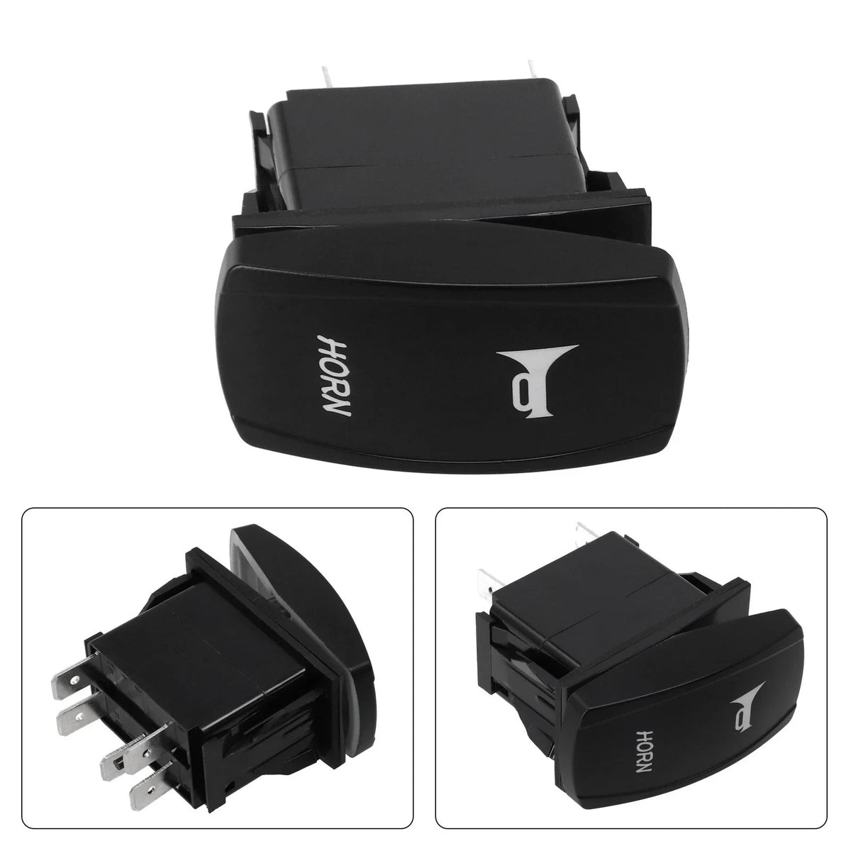 Rocker Switch for Car Interior Parts (ABS Black Blue LED)