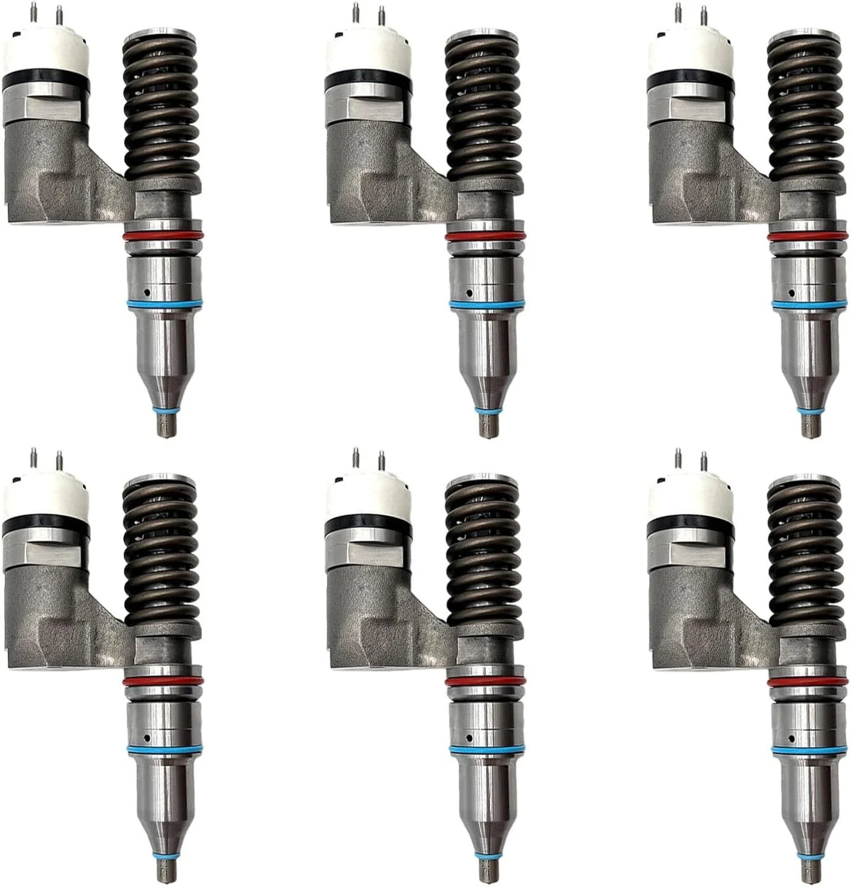 Set of 6 Fuel Injectors 153-7923 for Caterpillar C12 3176B (Diesel)
