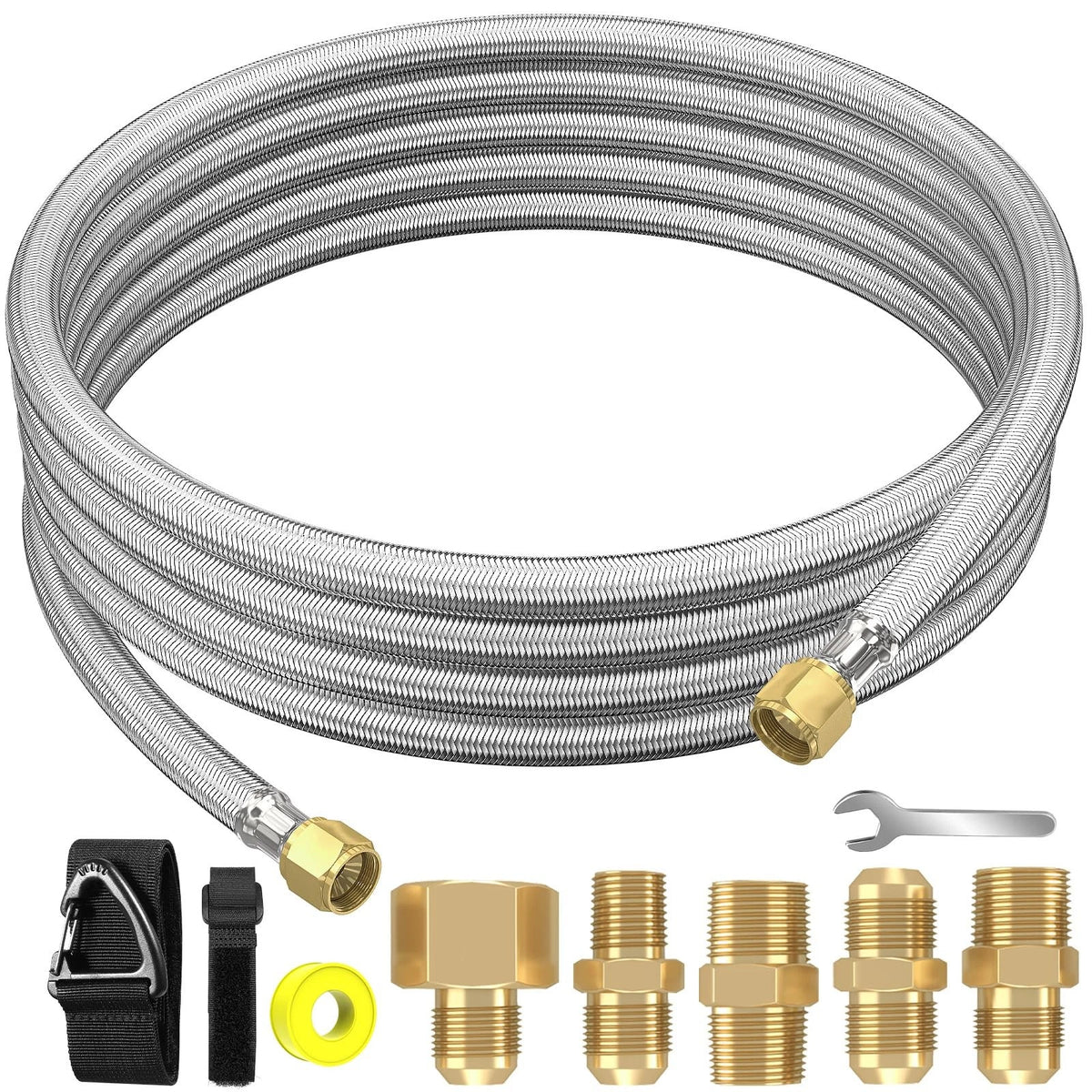 12Feet High Pressure Braided Propane Hose for Various Applications