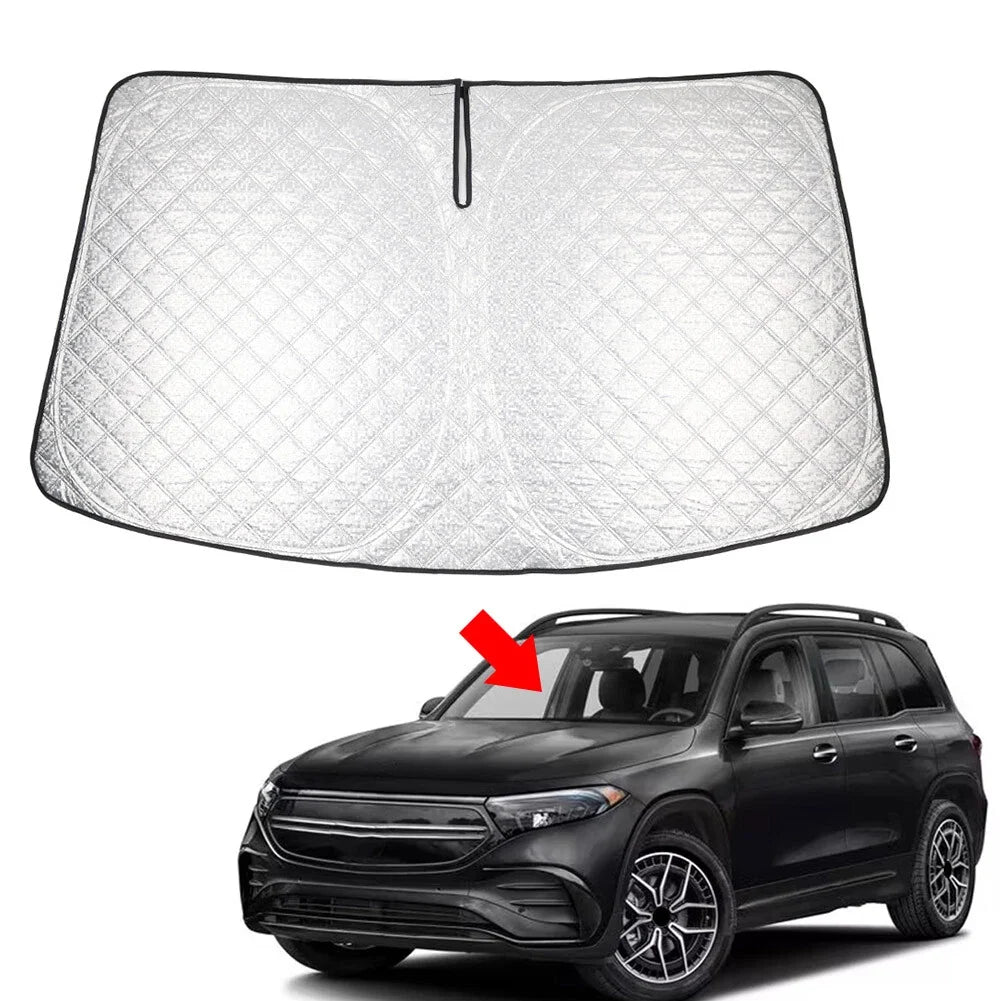 Foldable Windshield Sun Shade Visor for Mercedes Benz EQB 300 350 (2022–2025)