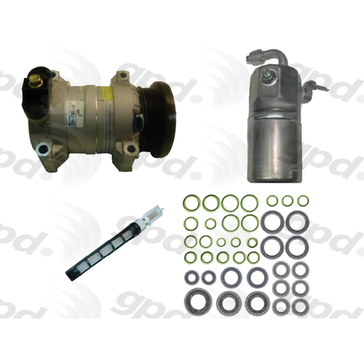 A/C Compressor for GMC Sierra 1500, Chevy (1999–2002) 9611753, KIT06062109