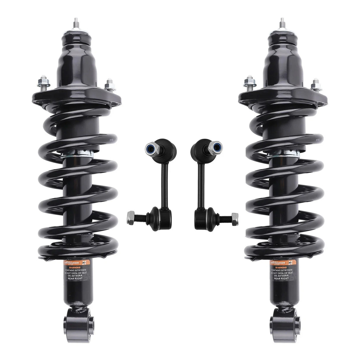 Set of 4 Rear Struts with Coil Springs for Honda CR-V (2002–2006)