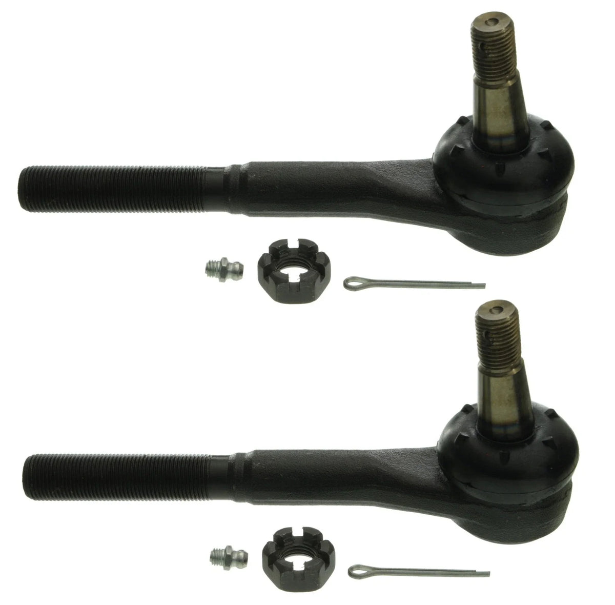 Set of 2 Outer Steering Tie Rod Ends for Chevy G10 G20 GMC G1500 G3500 (1970–1995)