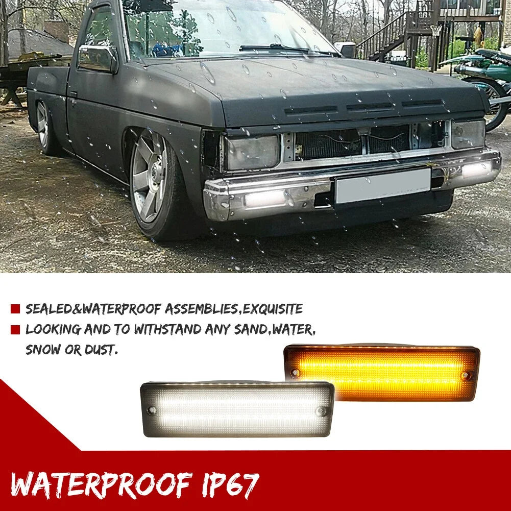 Smoke Switchback LED Signal Light for Nissan D21 Hardbody, Pathfinder (1988–1997)