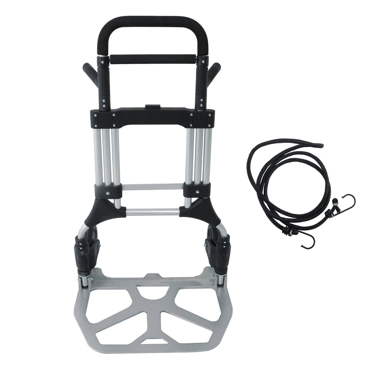 Folding Trolley with 8-Inch Wheels for Heavy-Duty Use (500 lbs Capacity)