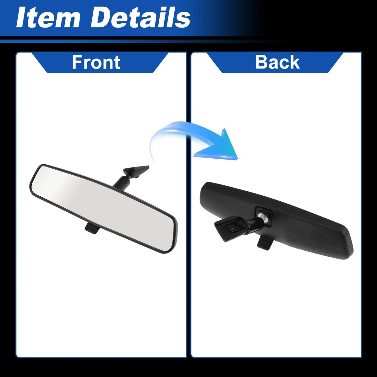Interior Rearview Mirror for Jeep Wrangler (2001–2017) 55156172AA