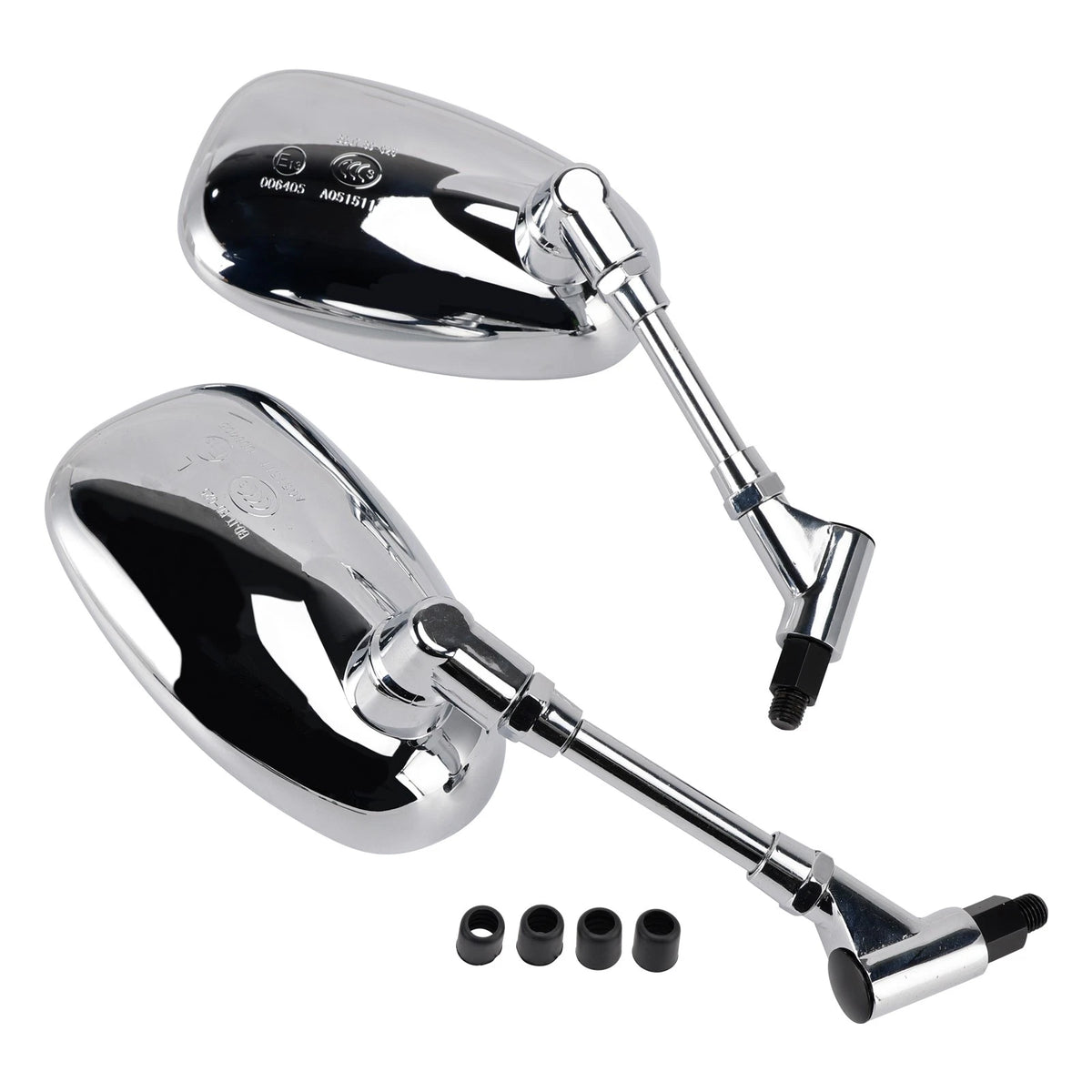 Pair Chrome Mirrors for Suzuki GSX1300 B-King / ABS (2008–2012) M529-A310-CHR