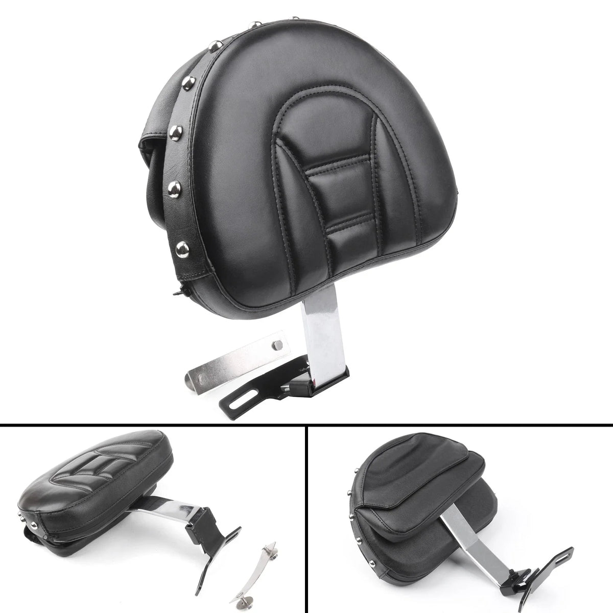 Driver Seat Backrest Pad for Harley Fatboy FLSTF (2007–2017)