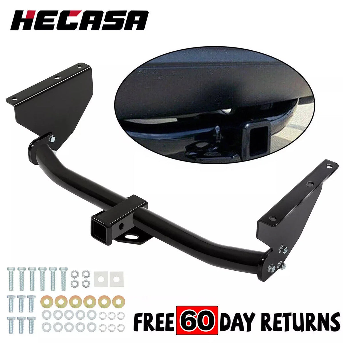 Class 3 Rear Trailer Hitch for Jeep Grand Cherokee (1999–2004) 2" Receiver