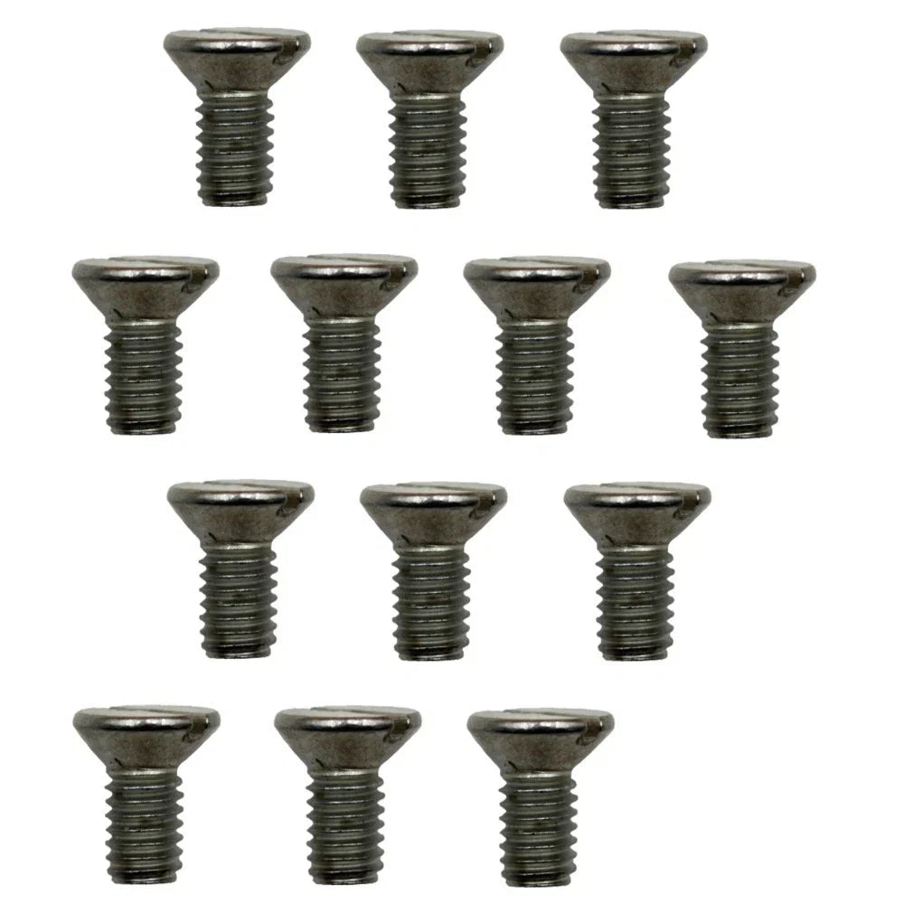 Pack of 13 Bed Knife M6-1.0 Flat Head Screws 21M7194 for John Deere
