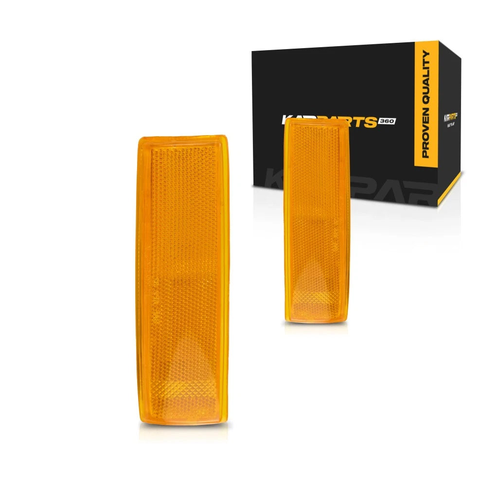 Pair Turn Signal/Marker Lights for Chevy S10 (1982–1993) GM2551108, GM2550116