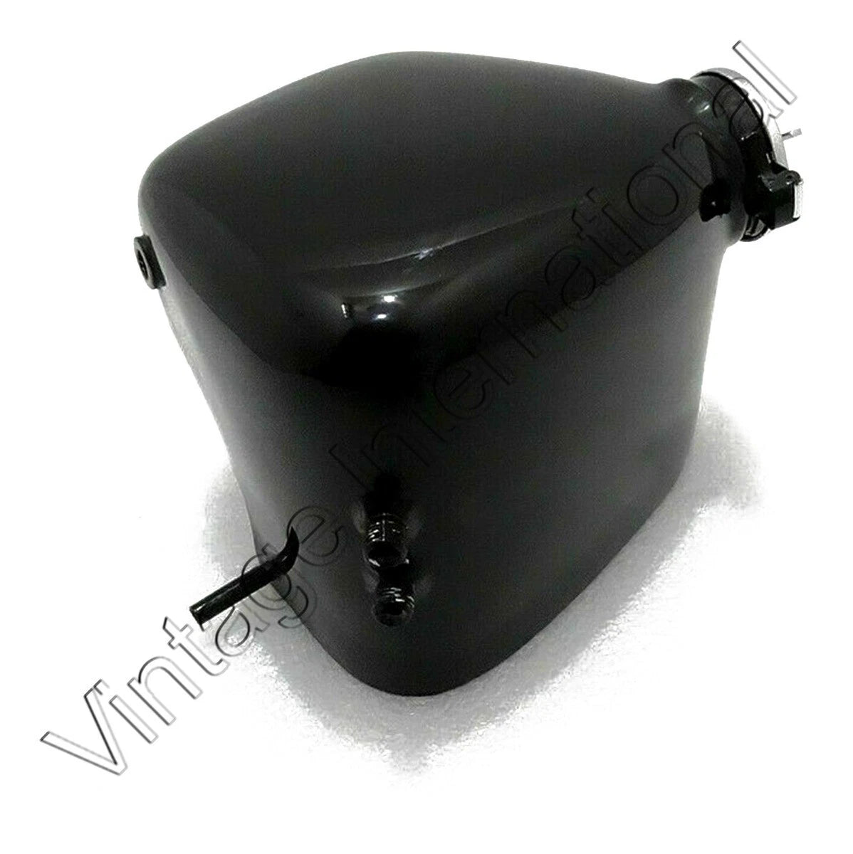 Oil Tank for BSA M20 (Black Painted, Chrome Plated Cap)