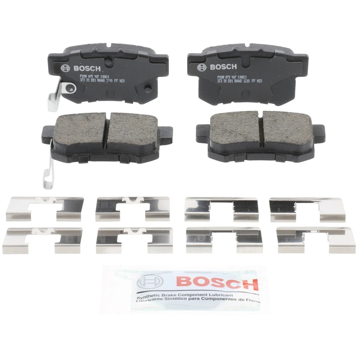 2X BC537 Brake Pad Set for Acura ILX, Honda Civic, CR-Z, SX4 (2010–2019)
