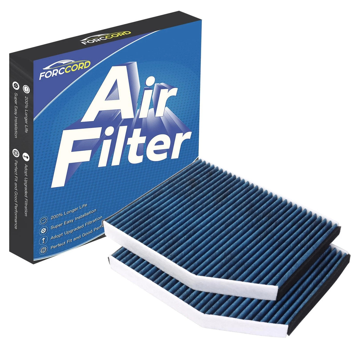 2-Pack HEPA Cabin Air Filter for Audi A4 Q5 S4 S5 RS5