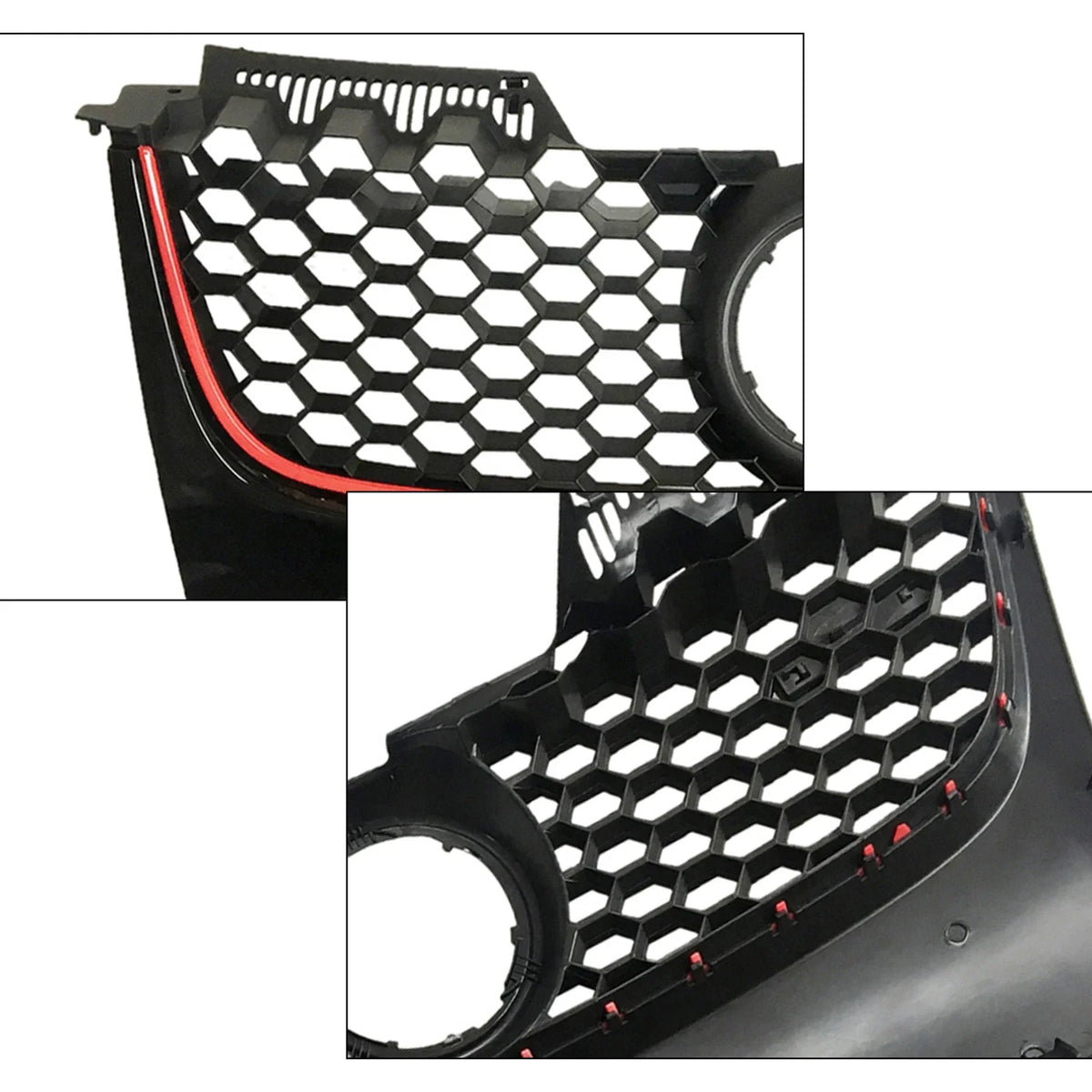 Front Upper Bumper Mesh Grille for Volkswagen GTI Jetta (2006–2009)