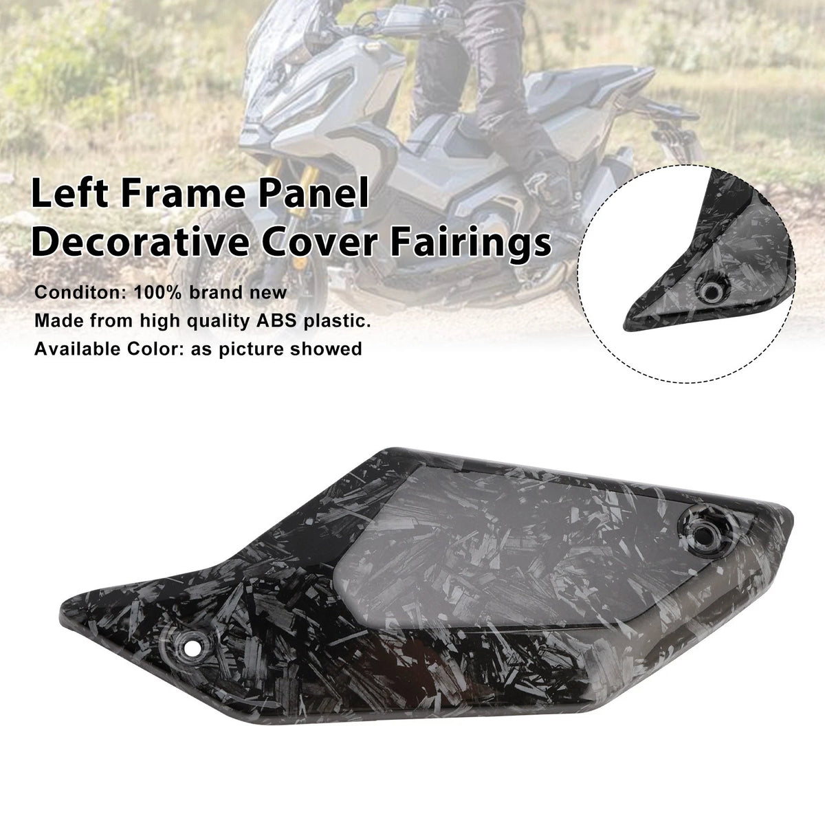 Left Frame Panel Decorative Cover for Honda X-ADV 750 (2021–2025) M549-A552-FOR