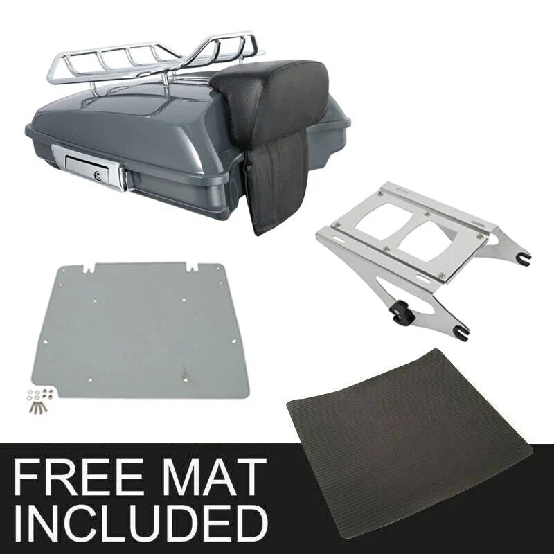 Trunk Pad Mount Top Rack Plate for Harley Street Glide (2014–2026)