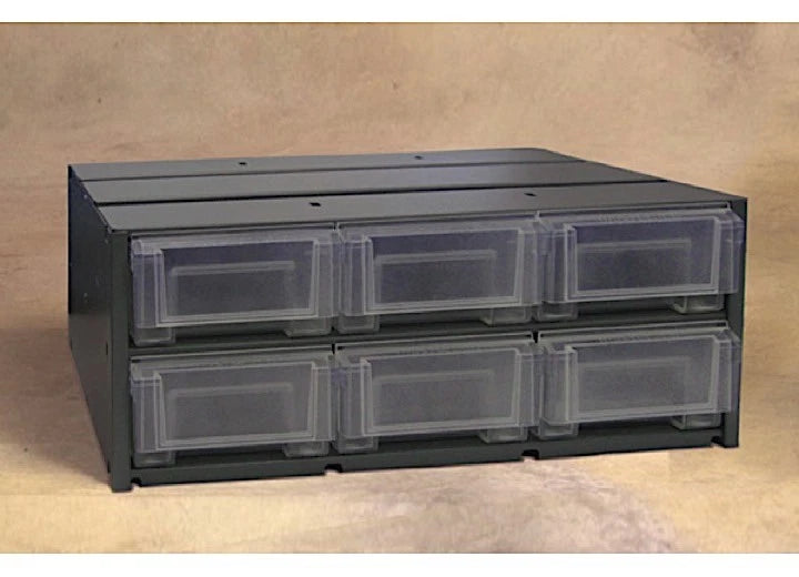 6-Drawer Composite Parts Bin Cabinet for Cargo Van (02D641KP)