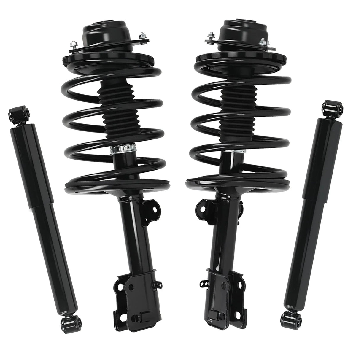 4X Front + Rear Struts w/Coil Spring for Dodge Caravan Plymouth Voyager (1995–2000)