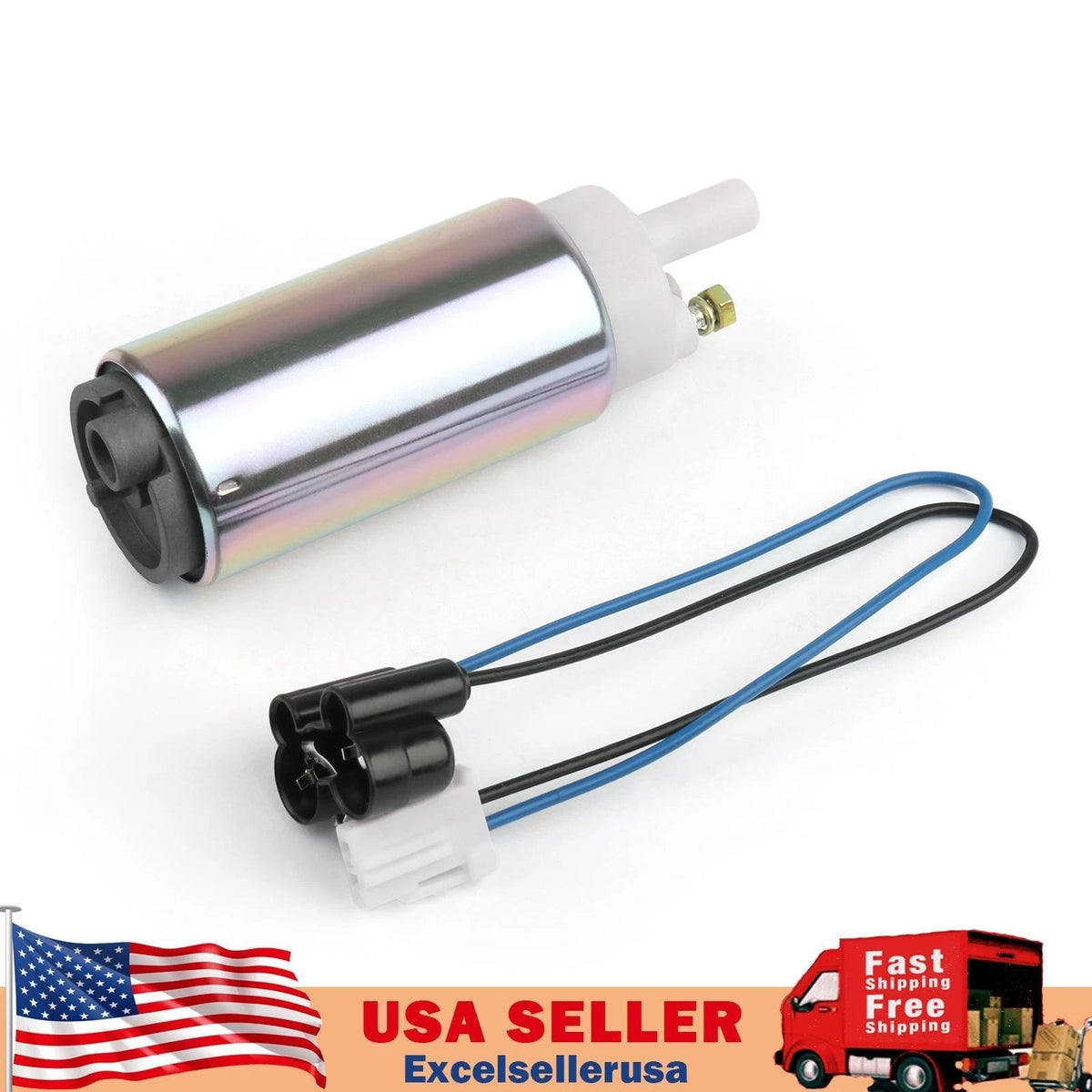 Fuel Pump for Suzuki DF40 DF50 DF60 DF70 DF200 DF225 DF250 (M553-A028-Silver)