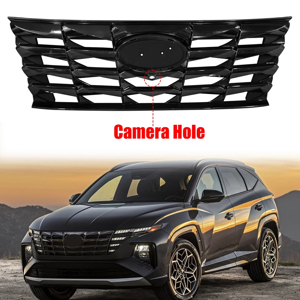 Front Bumper Upper Grille for Hyundai Tucson (2022–2024)