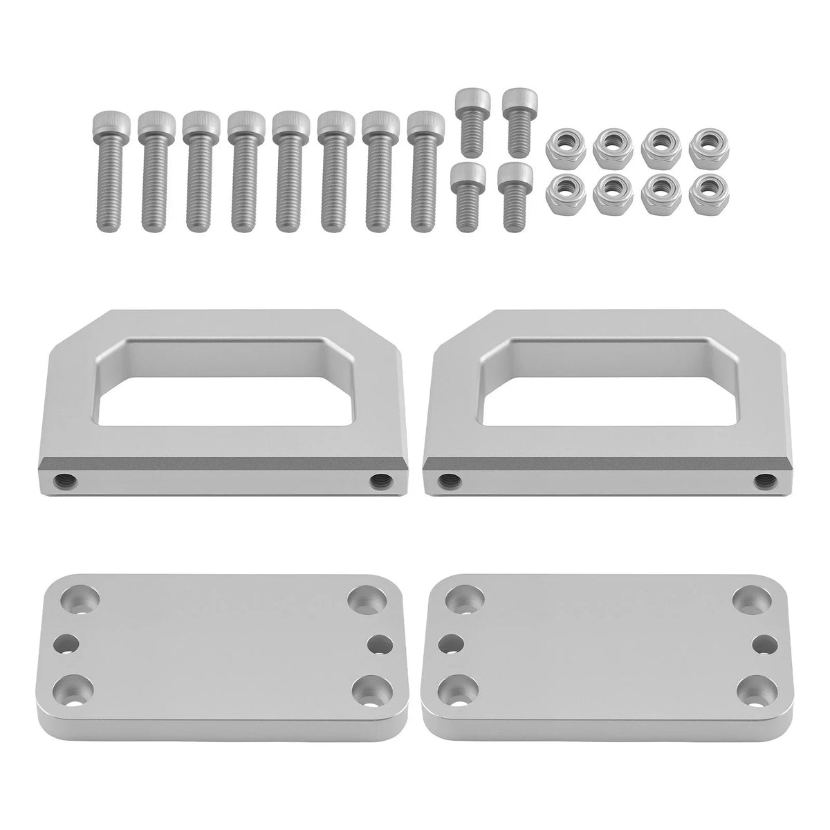 Set of 2 Aluminum D-Ring Front Mounts for Ram 2500 (2003–2018) 52020587AB