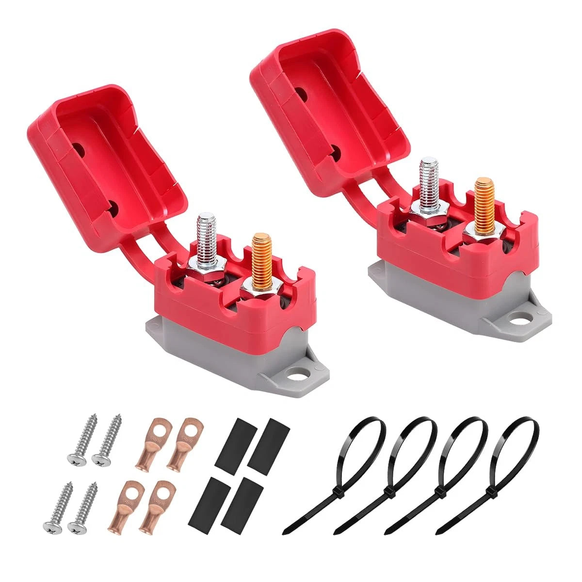 2X 50 Amp Automatic Reset Circuit Breaker for Automotive (No Specific Years)