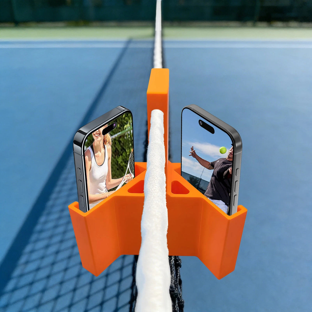 Tennis Net Phone Holder for Match Recording