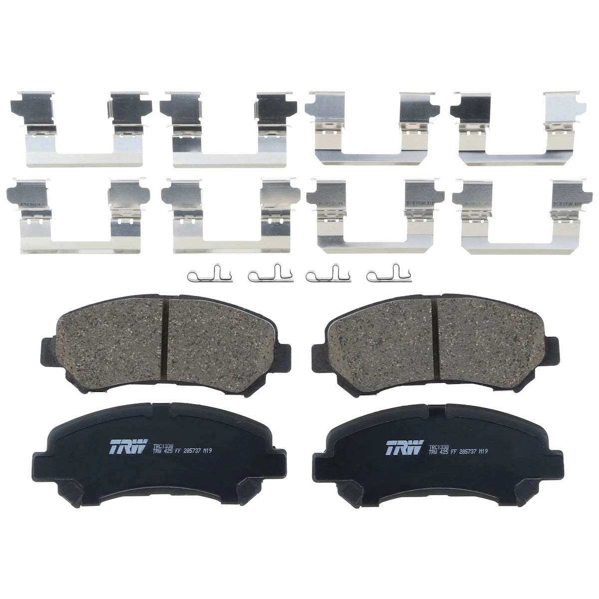 2X TRC1338 Brake Pad Set Front for Nissan Rogue (2007–2015)