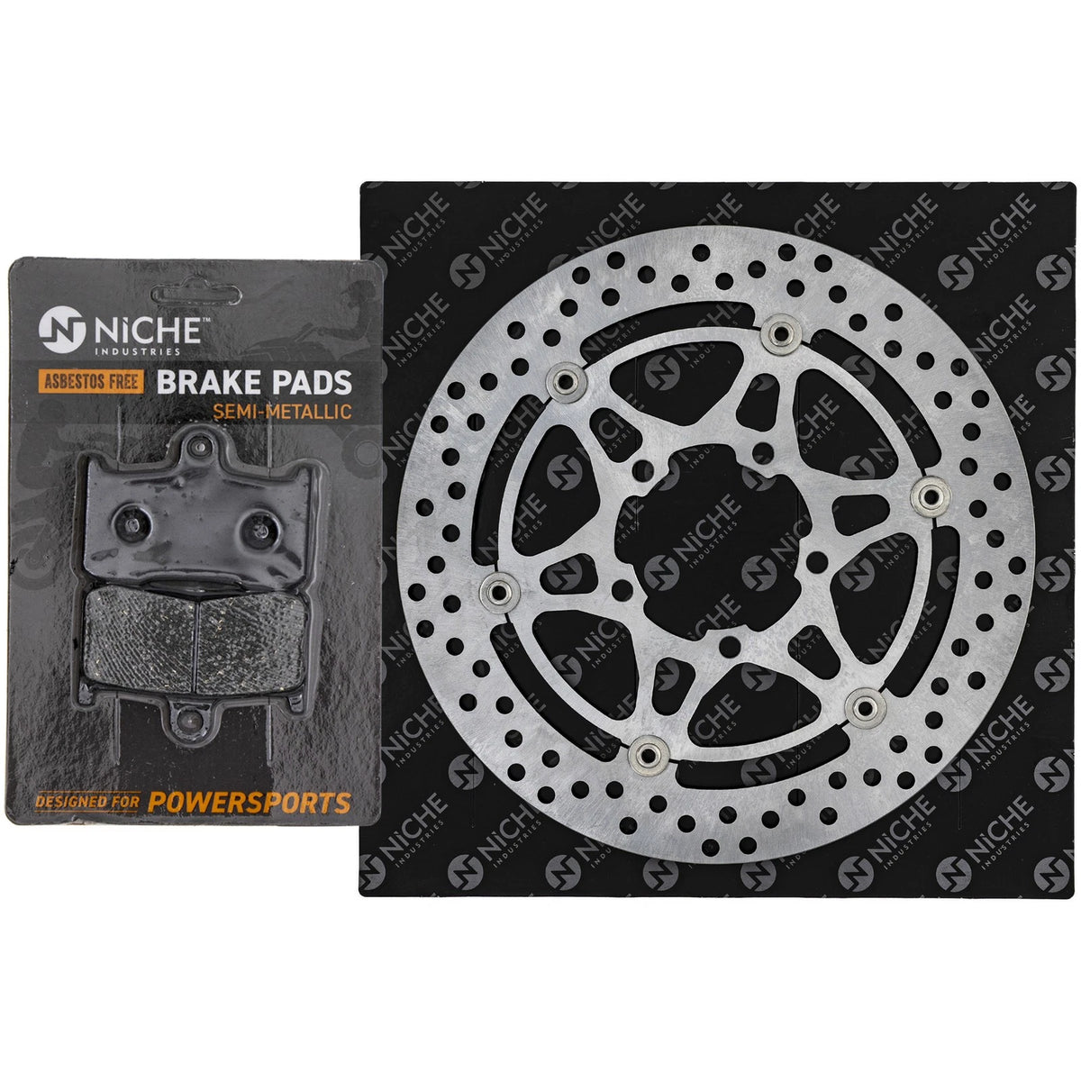 Front Brake Rotor Pad Kit for Triumph (T2020475, T2022080)