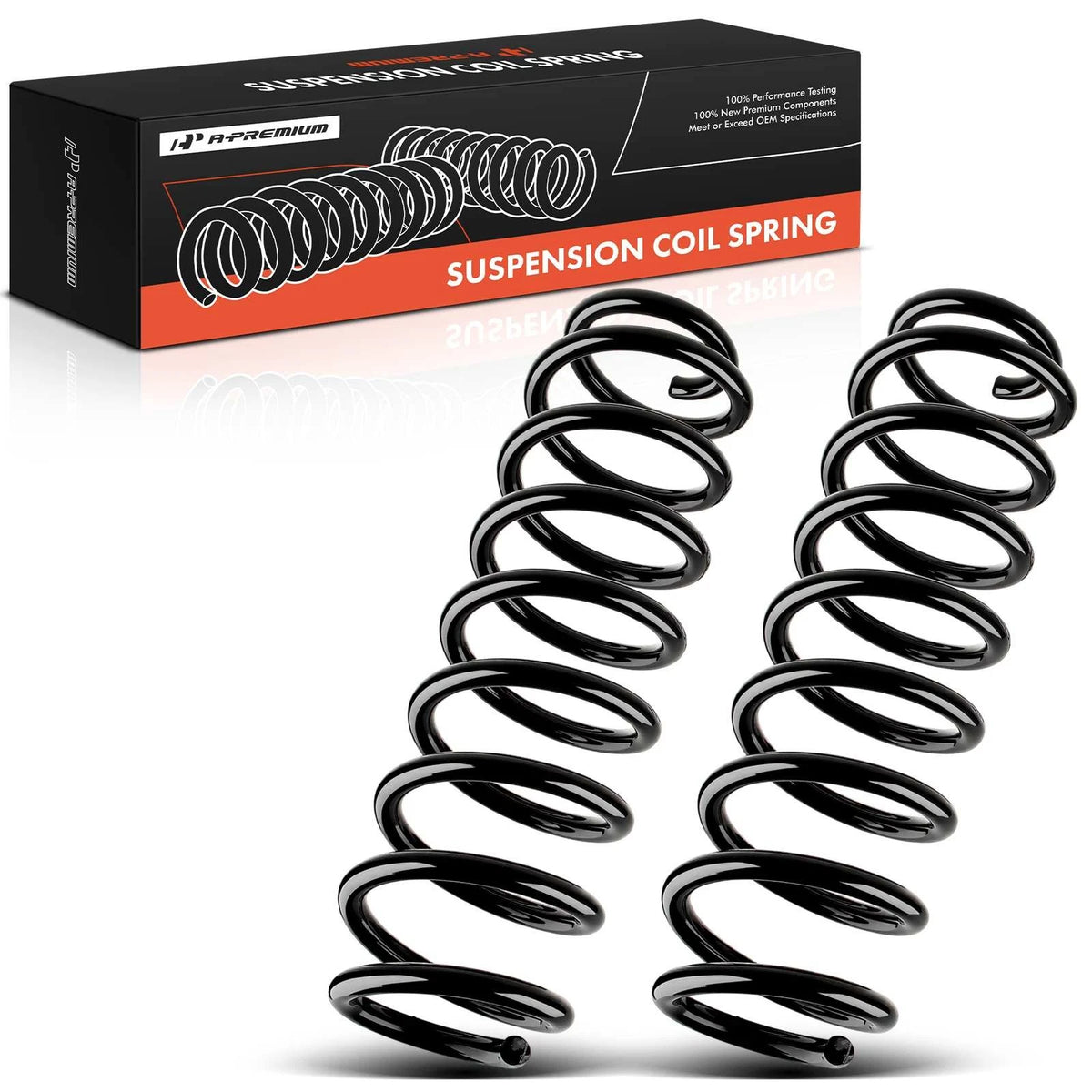 2X Rear Side Coil Springs for Ford Mustang GT (2011–2014) 81741