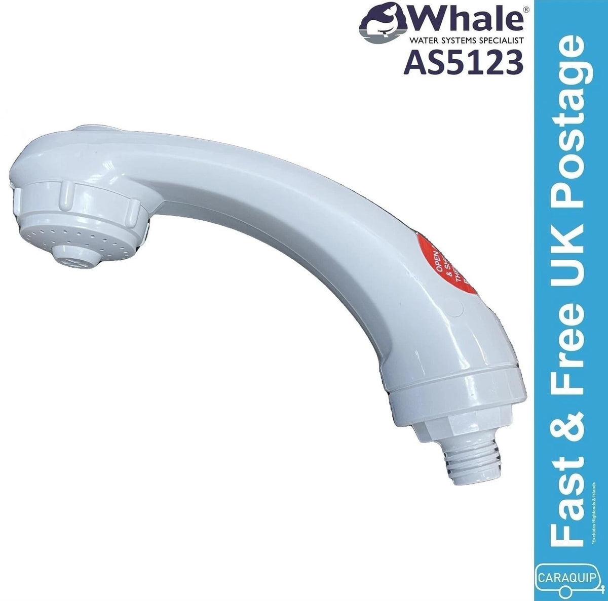 Whale Elegance Tap Short Spout for Caravan Motorhome Boat Camper (AS5123)