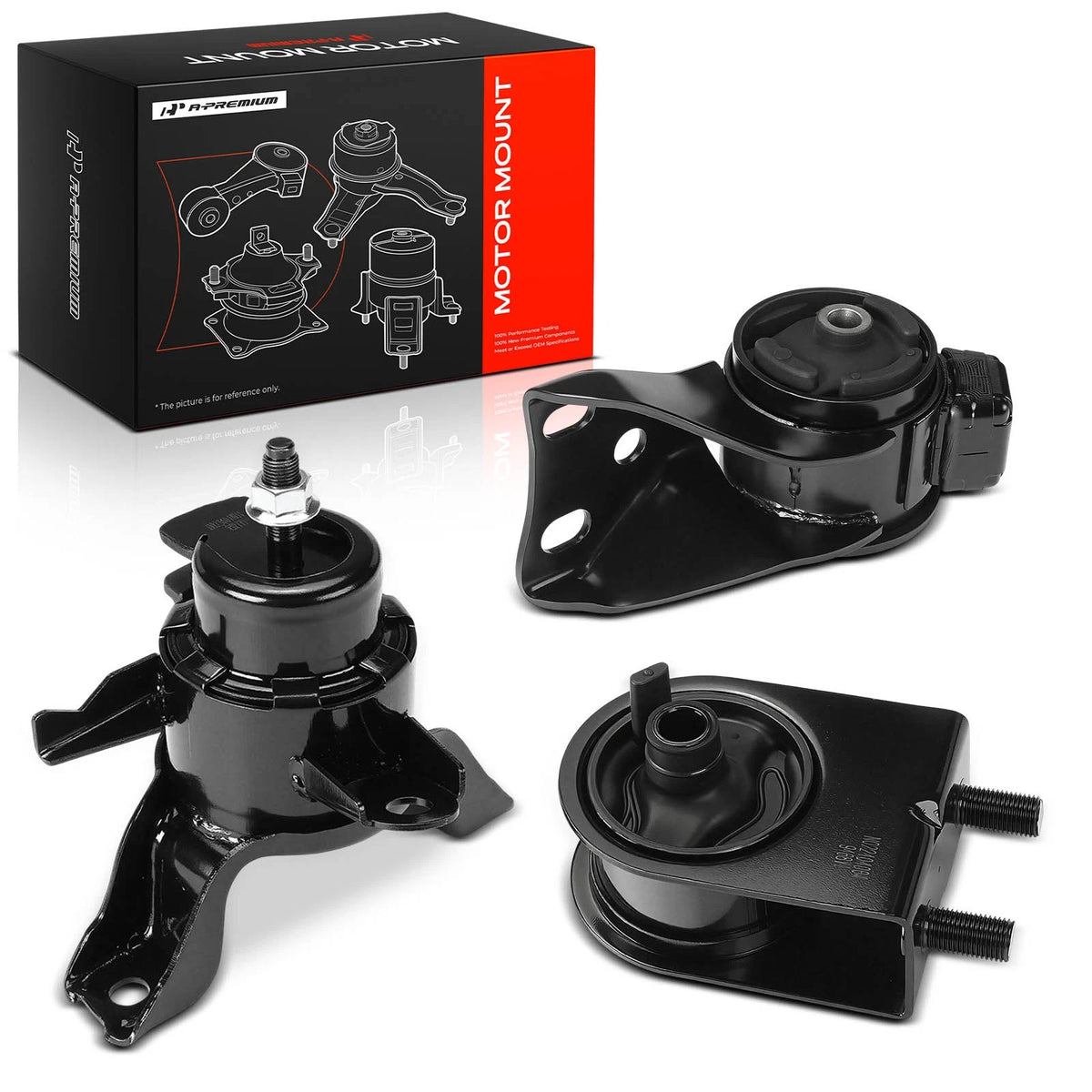 3X Engine Motor & Trans. Mount for Mazda MPV (2000–2006) LC6239040C, LD4739040, LD4439040
