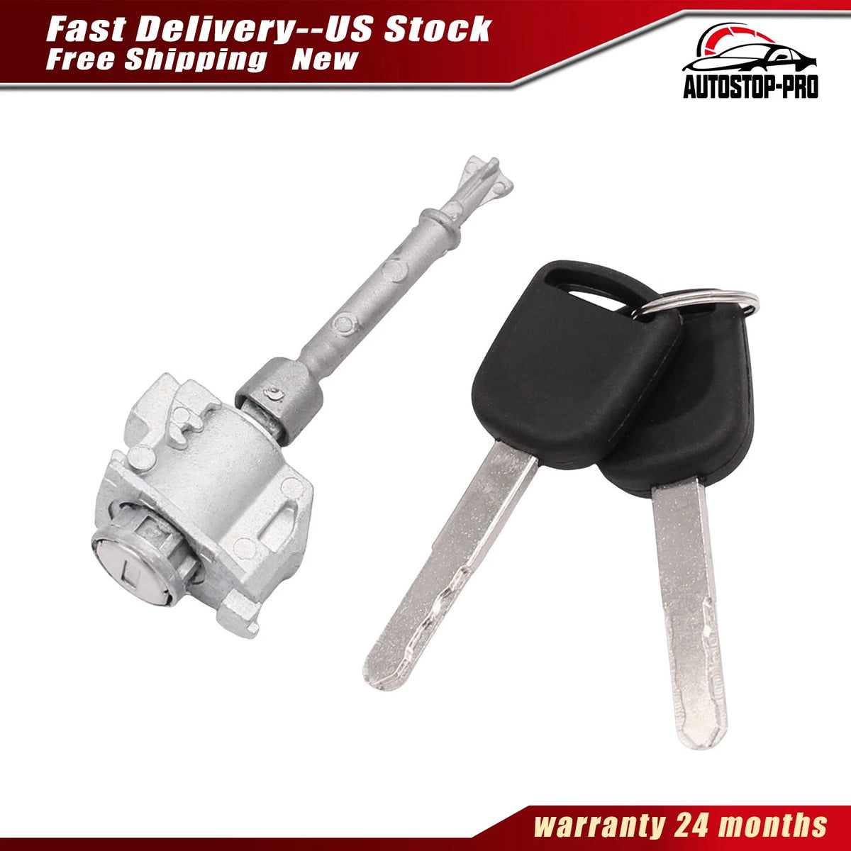 Driver Side Front Door Lock Cylinder for Honda Accord (2013–2017) 72185-T2A-A01