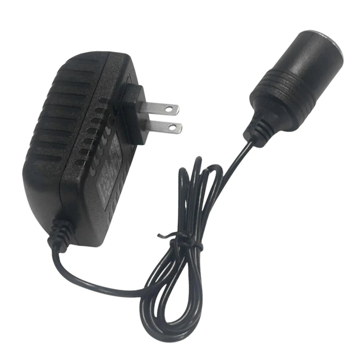 2A 24W AC to DC Converter for Car Cigarette Lighter (2.75 × 2.06 inch)