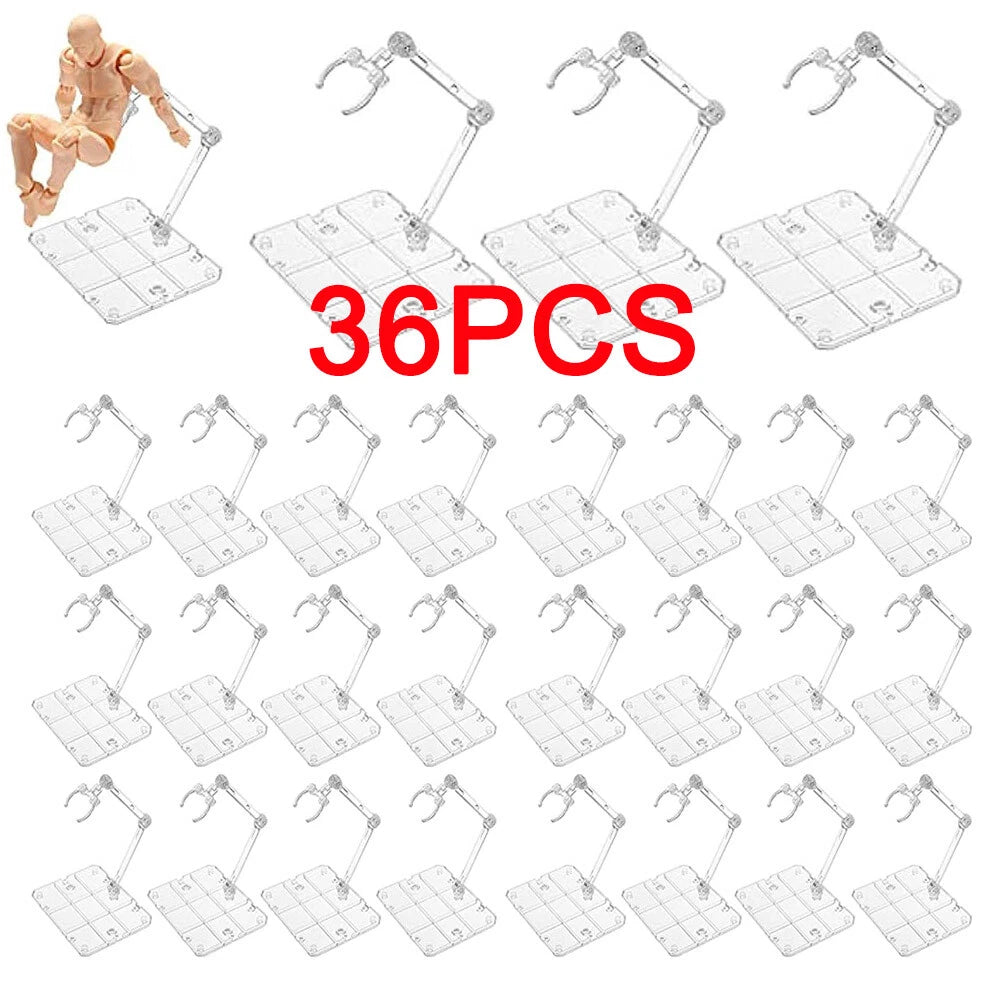 36Pc Adjustable Action Figure Display Holder Base Stand for HG144