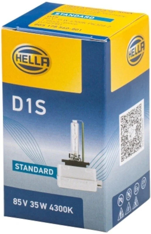 Hella Low Beam Xenon Headlight Bulb D1S 4300K for