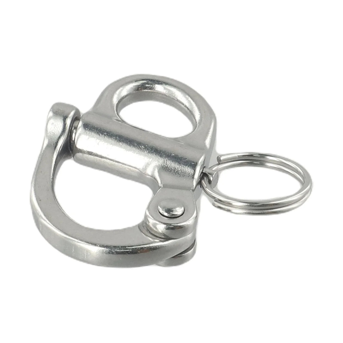 Stainless Quick-Release Eye Shackle Swivel Hook for Marine Use