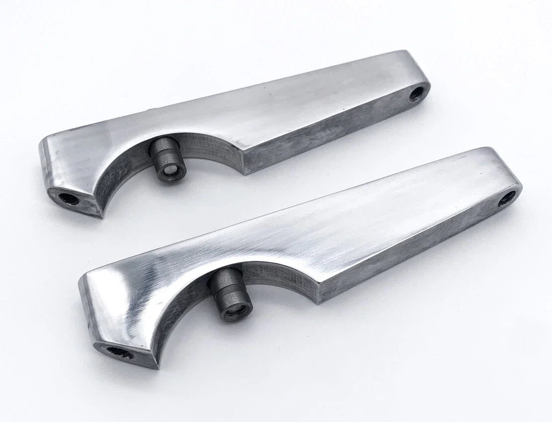 Aluminum Rear License Plate Spreader Bar Mounting Brackets for 2" Tubing