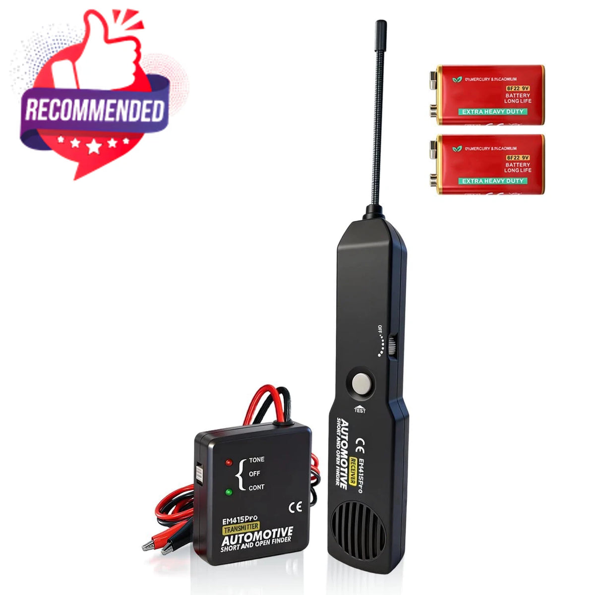 Automotive Wire Tracer Circuit Tester with Battery Diagnostic Tool